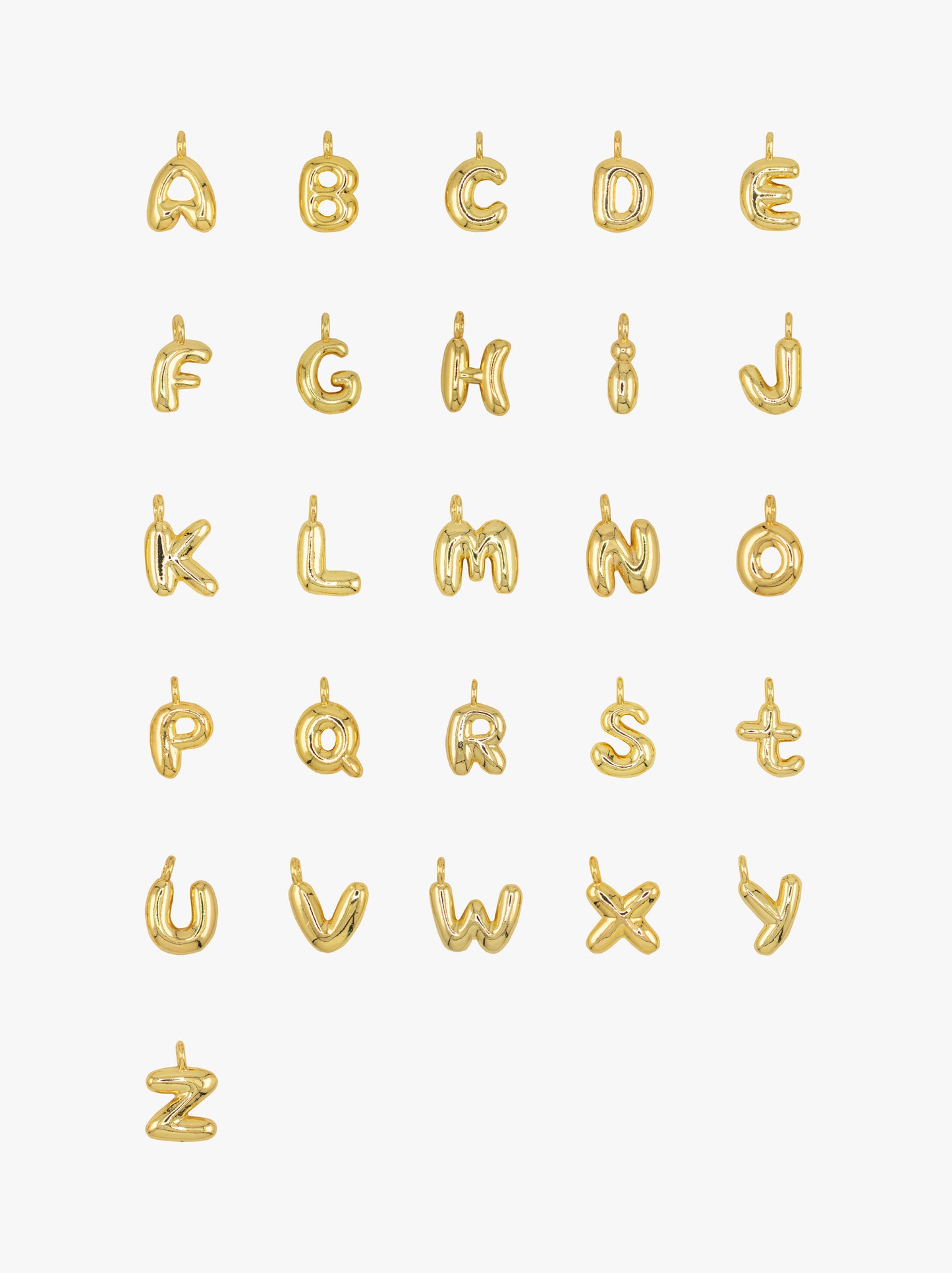 Collar de Perlas con Inicial Burbuja