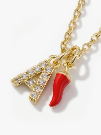 Spicy Initial Necklace